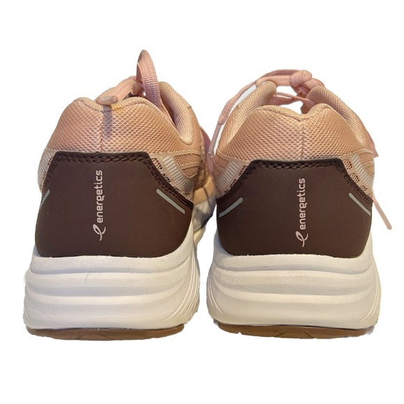 Energetics Elexir XII W Light Pink Women’s Running Shoes Size 11.5 Brown White - Picture 6 of 14